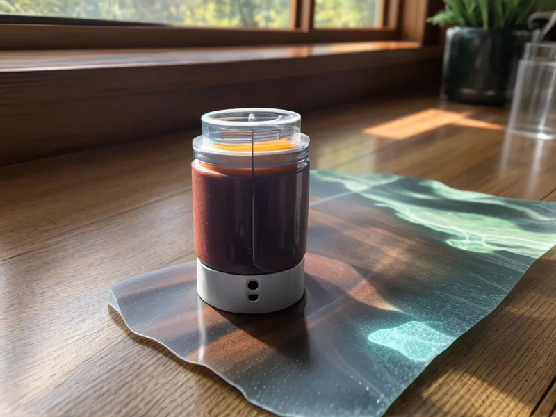 A single joint supplement capsule and a glass of water on a table